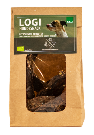 Getrocknetes Kuheuter - Der gesunde, proteinreiche Kausnack für Hunde