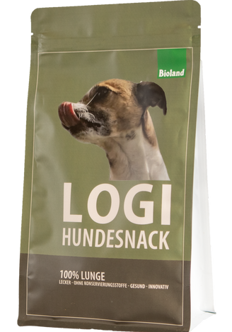 Getrocknete Lunge - Natürlich, fettarmer Hundesnack aus Bioland Rind